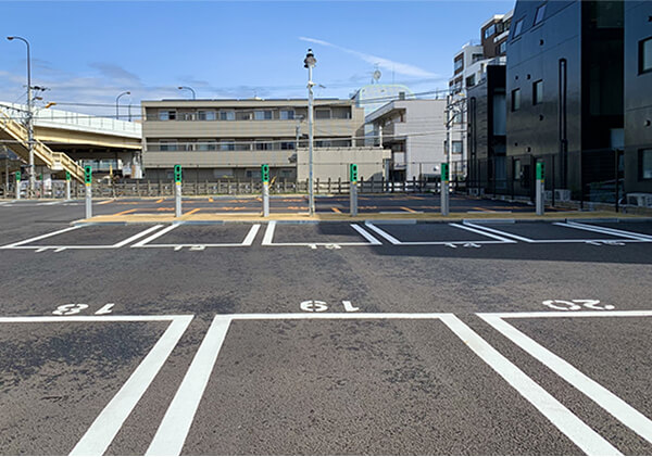 フラップレス駐車場